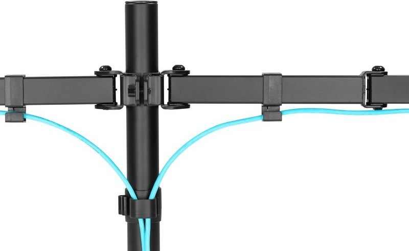 Mbajtëse tavoline për monitorë Digitus DA-90400, për 2 monitorë 15"-32", e zezë