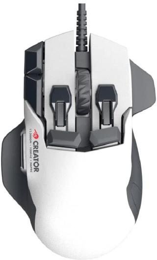 Maus me kabllo Swiftpoint Creator, 12000 DPI, 13 butona programueshëm, ergonomik, i zi