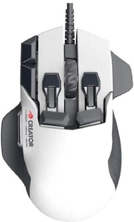 Maus me kabllo Swiftpoint Creator, 12000 DPI, 13 butona programueshëm, ergonomik, i zi
