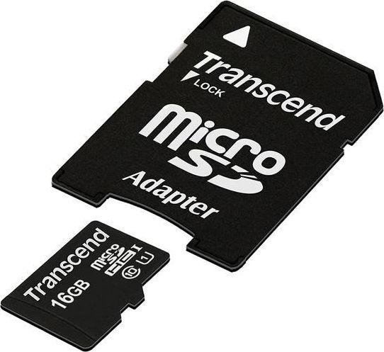 Kartë memorie Transcend Premium TS16GUSDU1, MicroSDHC, 16GB, Class 10, UHS-I/U1