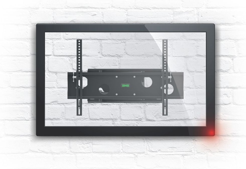 Mbajtëse murale për TV Red Eagle HERMES 30-70, 30"-70", e zezë