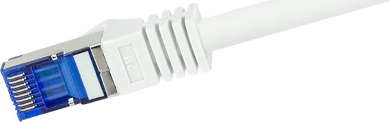 Kabllo rrjeti LogiLink C6A011S, CAT 6A S FTP, 0.25m, e bardhë
