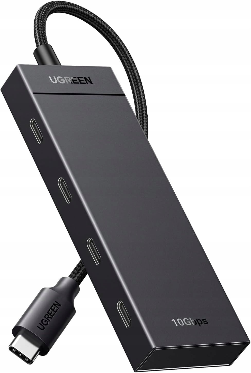Hub USB C UGREEN 10Gbps, 4 porta USB C, gri e errët