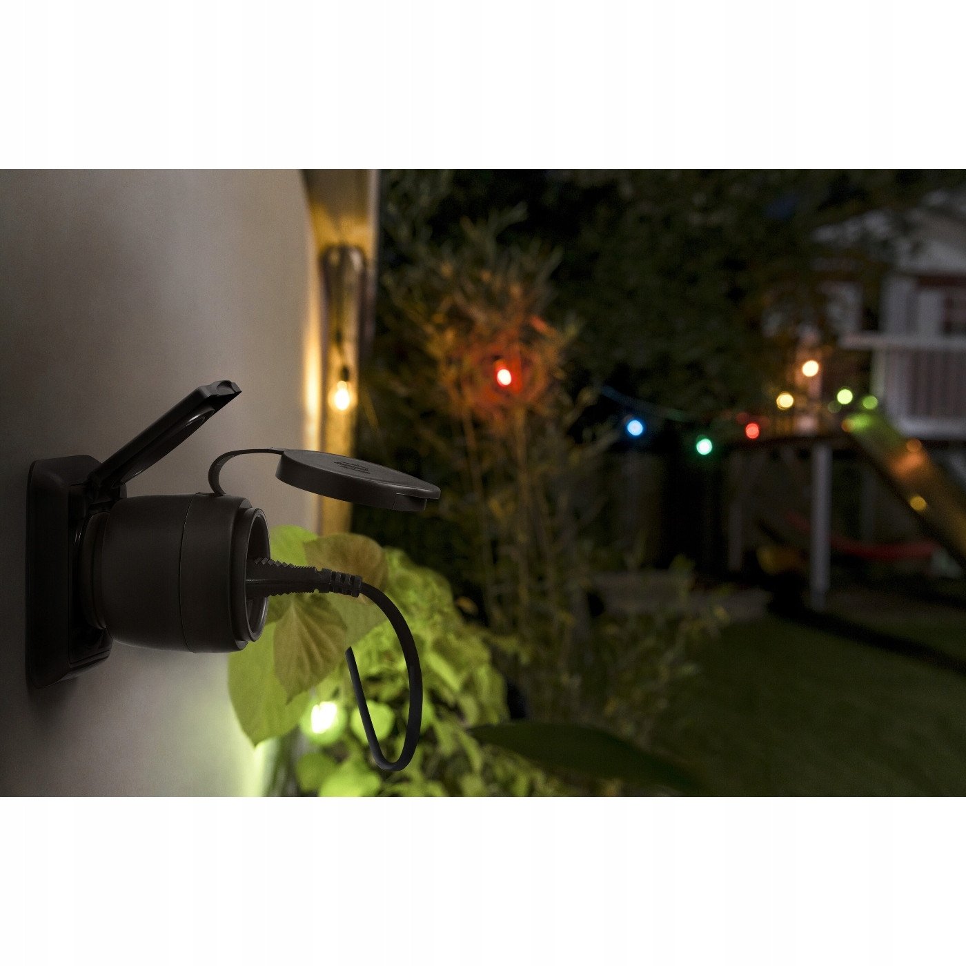 Prizë smart OSRAM Smart+ Radio Socket, Matter over WiFi, IP44, e zezë 2