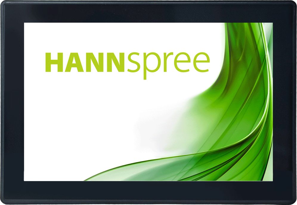 Monitor me prekje Hannspree HO105HTB, 10 pikë prekëse, HDMI VGA, i zi