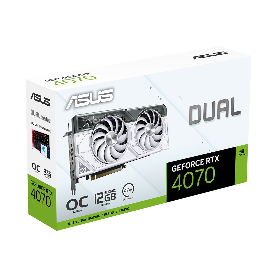 Kartë grafike ASUS Dual NVIDIA GeForce RTX 4070, 12 GB GDDR6X