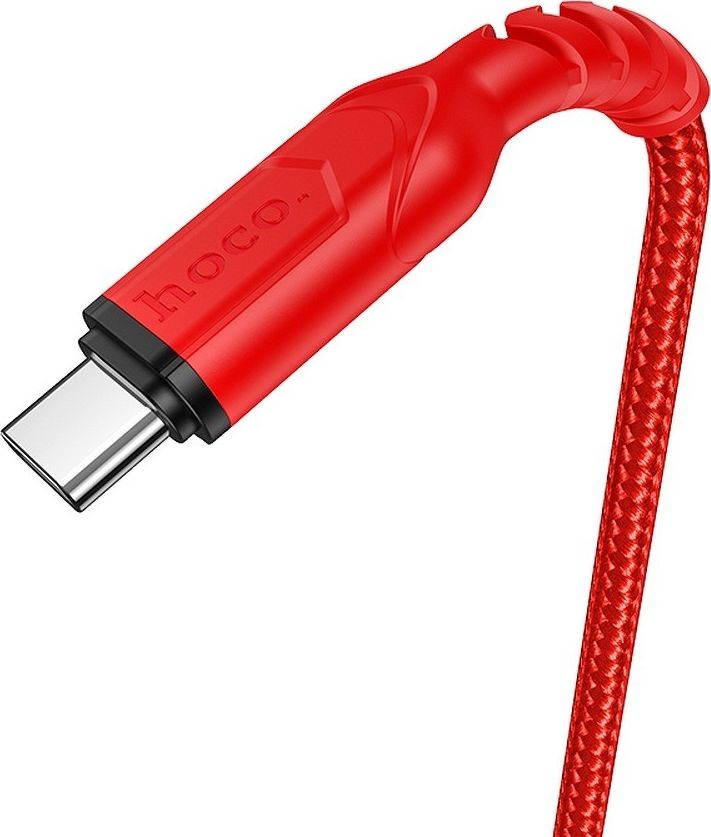 Kabllo karikimi Hoco X59, USB A në USB C, 3A, 1 m, e kuqe