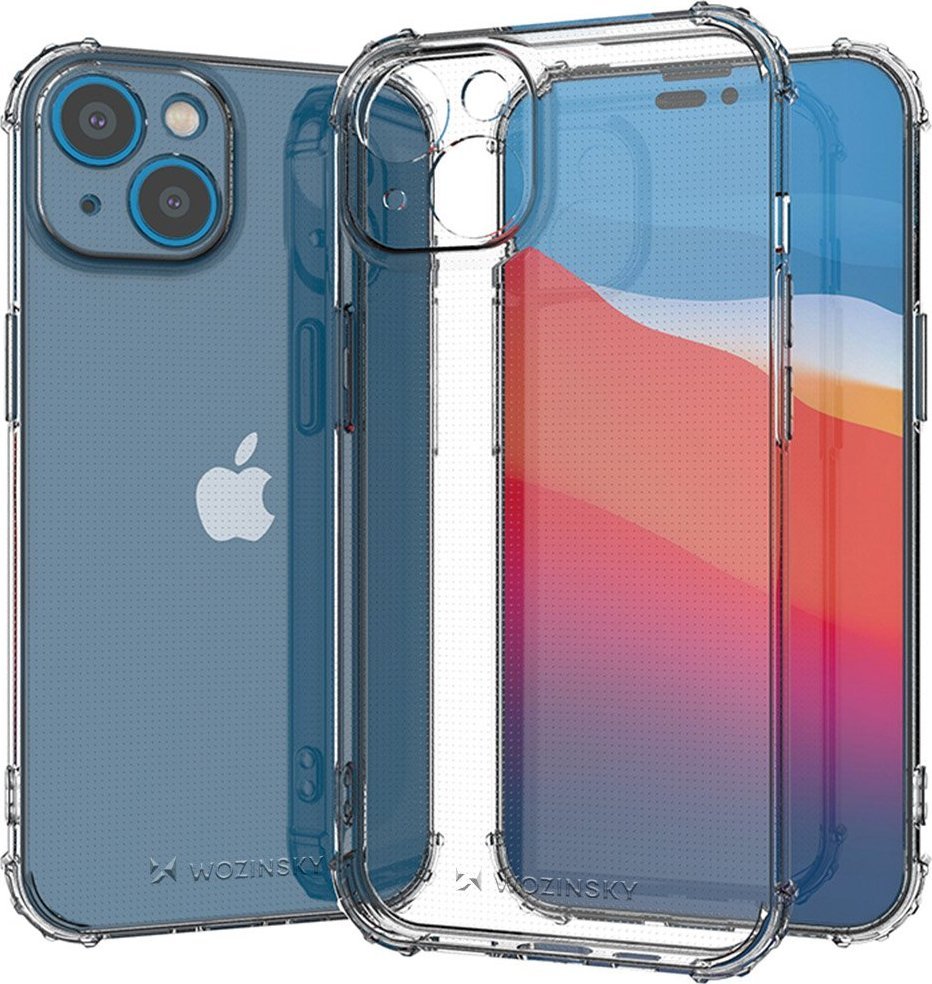 Mbështjellës Wozinsky Armored Case për iPhone 14 Plus, anti goditje, transparent