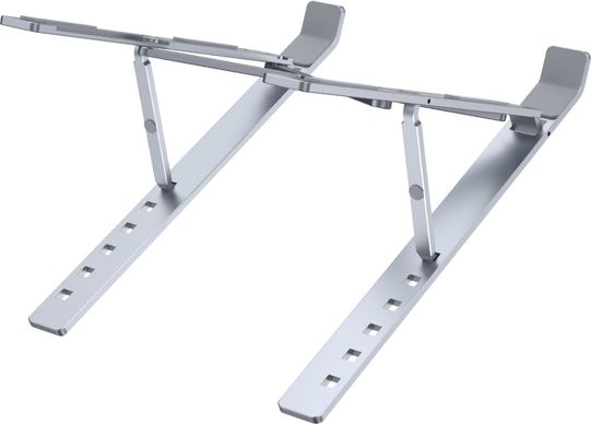 Mbajtëse laptopi Unitek, e palosshme, alumini, ngjyrë argjendi