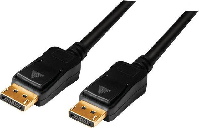 Kabllo DisplayPort LogiLink (CV0114), 20 m, e zezë