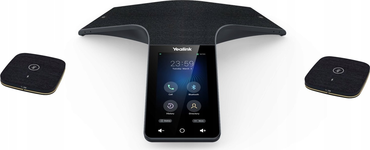 Mikrofon zgjerues Yealink CPW65, audio HD, Noise Proof, i zi