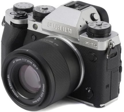 Objektiv Viltrox AF 56mm f/1.7 XF, për Fujifilm X, i zi