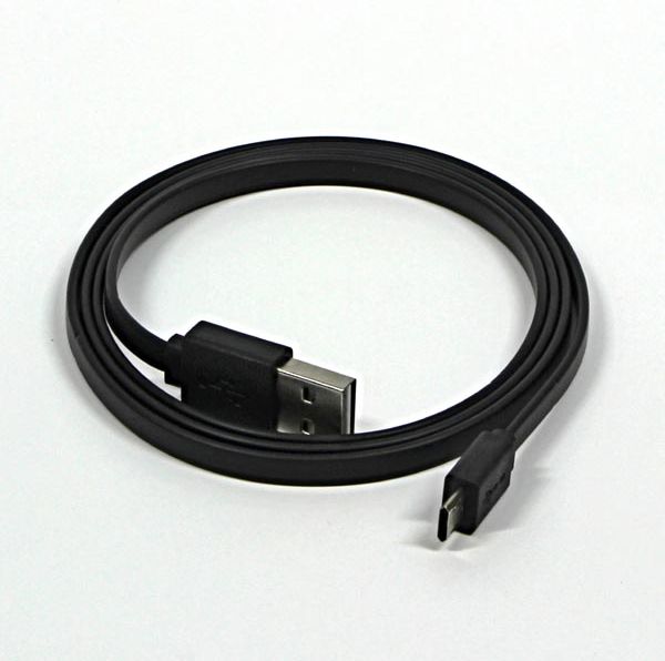 Kabllo USB Logo USB-A, 0.3m, e zezë