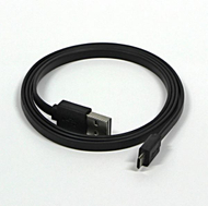 Kabllo USB Logo USB-A, 0.3m, e zezë