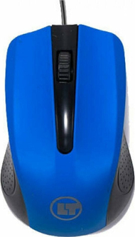 Компјутерски глушец Dell, со USB кабел, оптички, црн