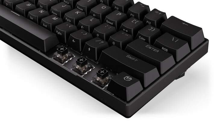 Tastierë Endorfy Thock Compact Wireless Red, Kailh Box Red, US, e zezë