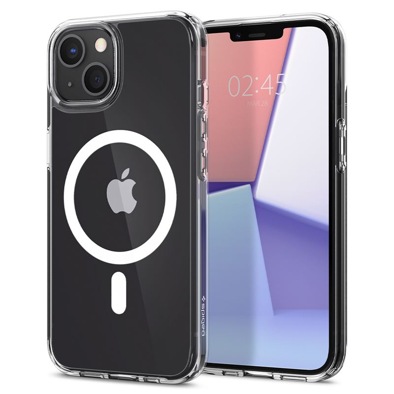 Mbrojtëse për celular iPhone 13 Spigen Ultra Hybrid MagSafe, e bardhë