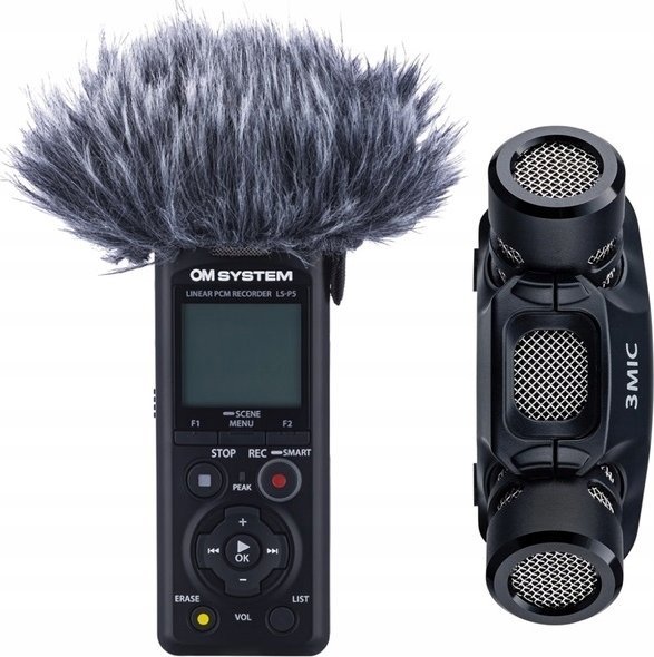 Regjistrues zanor OM System LS-P5 Videographers Kit, PCM linear, Bluetooth, i zi