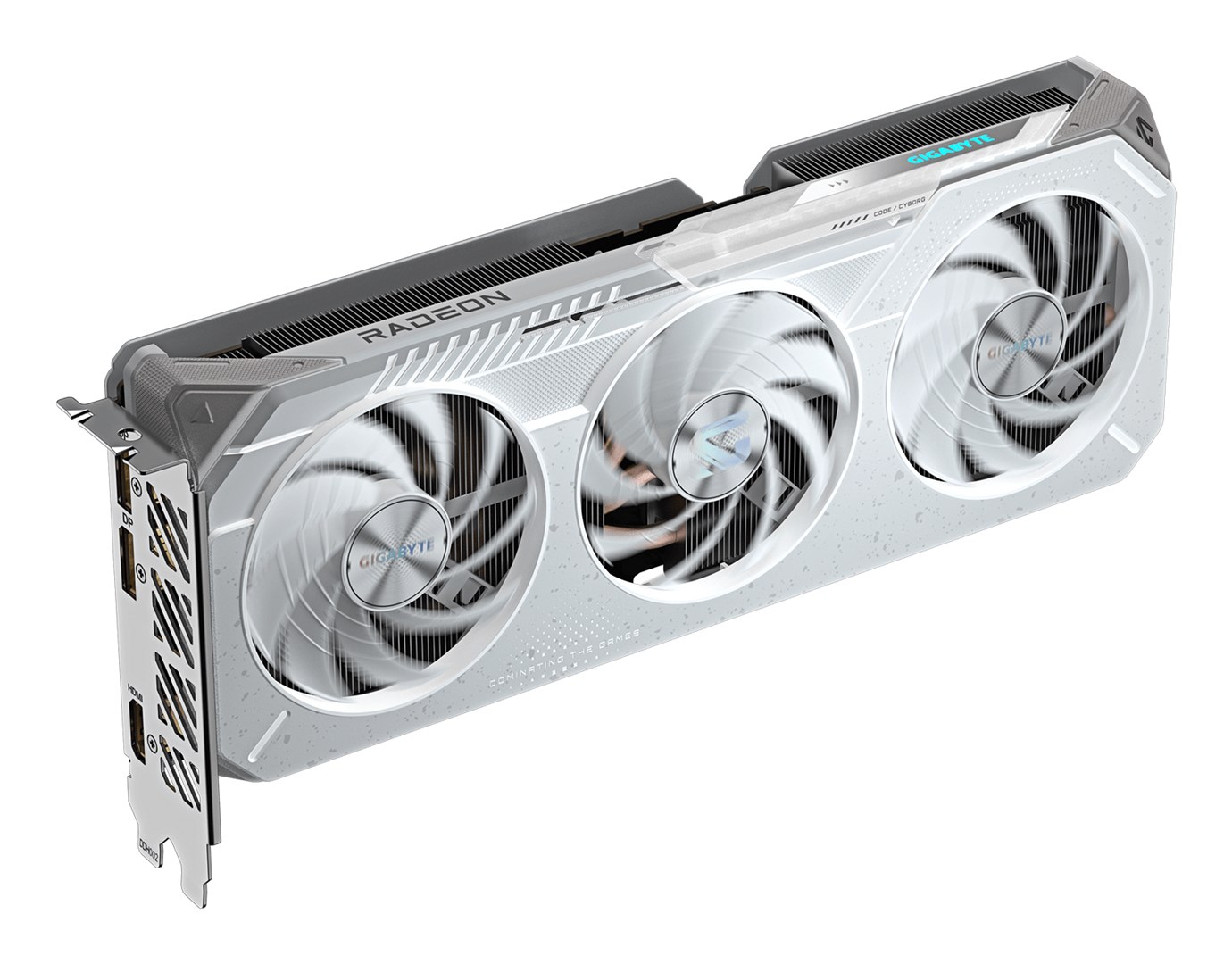 Kartë grafike Gigabyte Radeon RX 9060 XT Gaming OC Ice, 16GB GDDR6, RGB, e bardhë