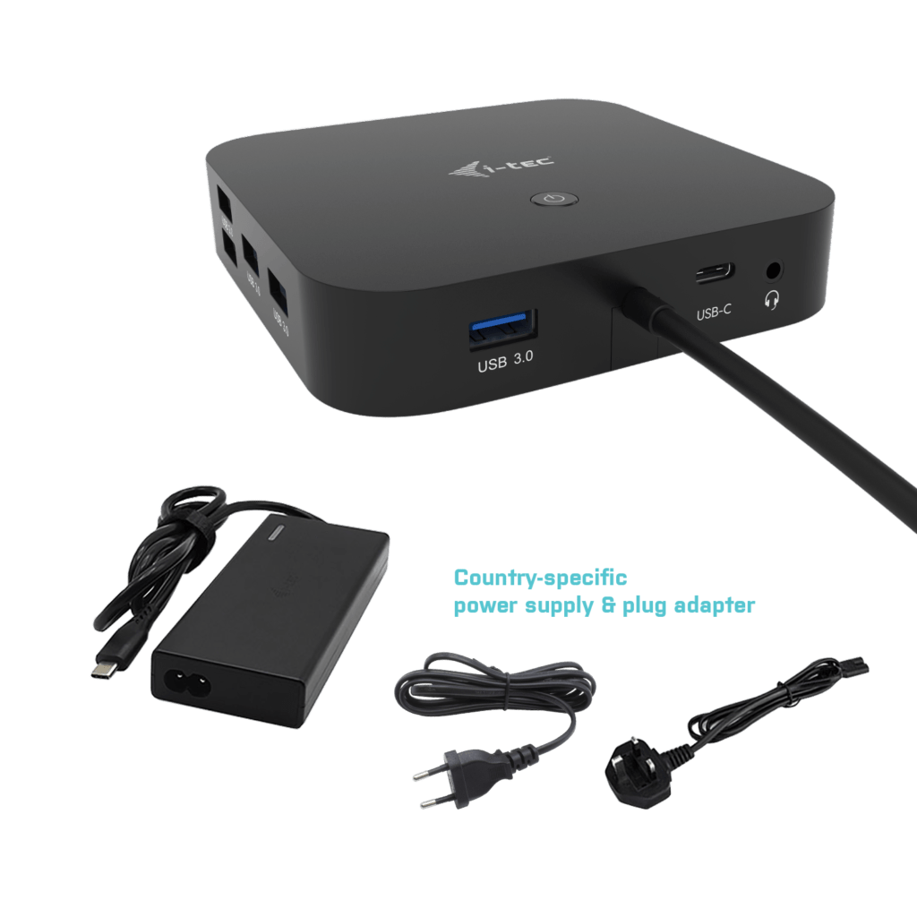 i-Tec - docking station - USB-C / Thunderbolt 3 - HDMI, DP - GigE