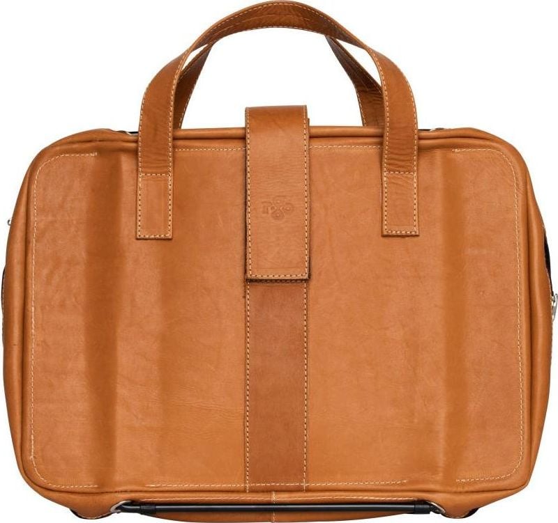 Çantë laptopi R-Go Tools R-Go Viva, ergonomike, lëkurë, kafe