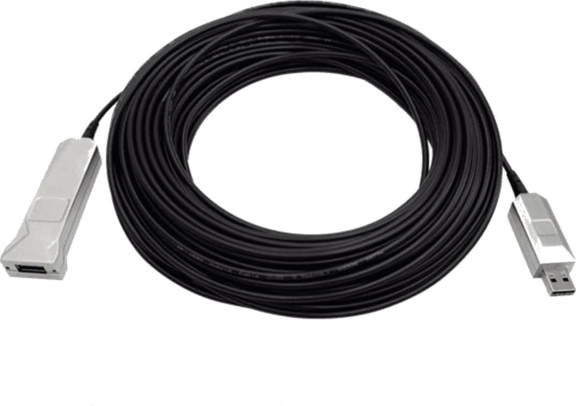 Kabllo USB AVer 064AUSB-CC5, USB-A në USB-A, 10 m, e zezë