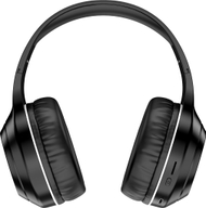 Kufje Bluetooth Denver BTN-211, ANC, microSD, të zeza