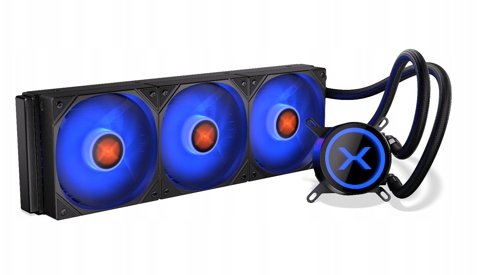Sistem за водено ладење Krux HydroX 360 ARGB, радијатор 360 mm, 3x 120 mm PWM, црн