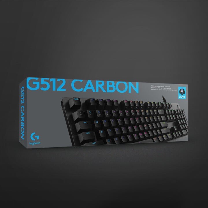 Tastierë Logitech G512 Carbon, GX Brown, CZ/SK