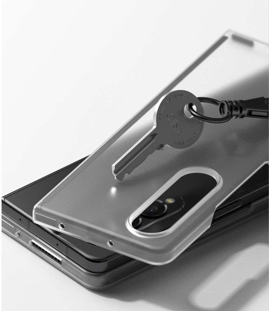 Mbështjellëse telefoni Ringke Slim për Samsung Galaxy Z Fold 4, polikarbonat, matte clear