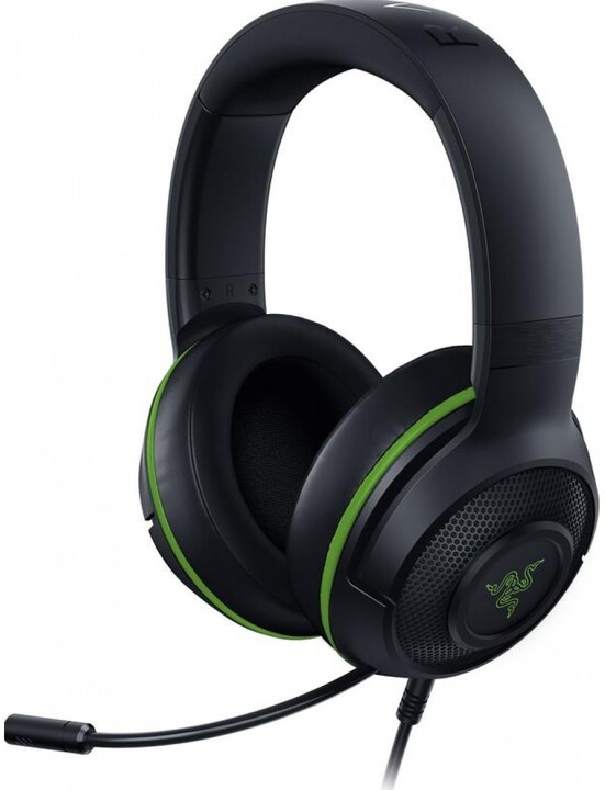Razer Kraken X for Xbox, црна/зелена