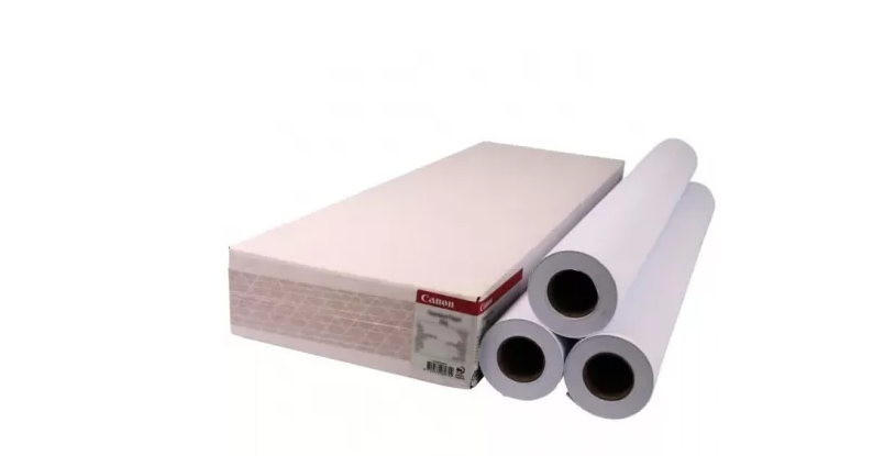Letër Inkjet Canon 914mm x 50m, 80g m², standarde, e bardhë