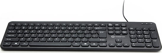 Tastierë Powerton WPK102B, me kabllo, US, e zezë