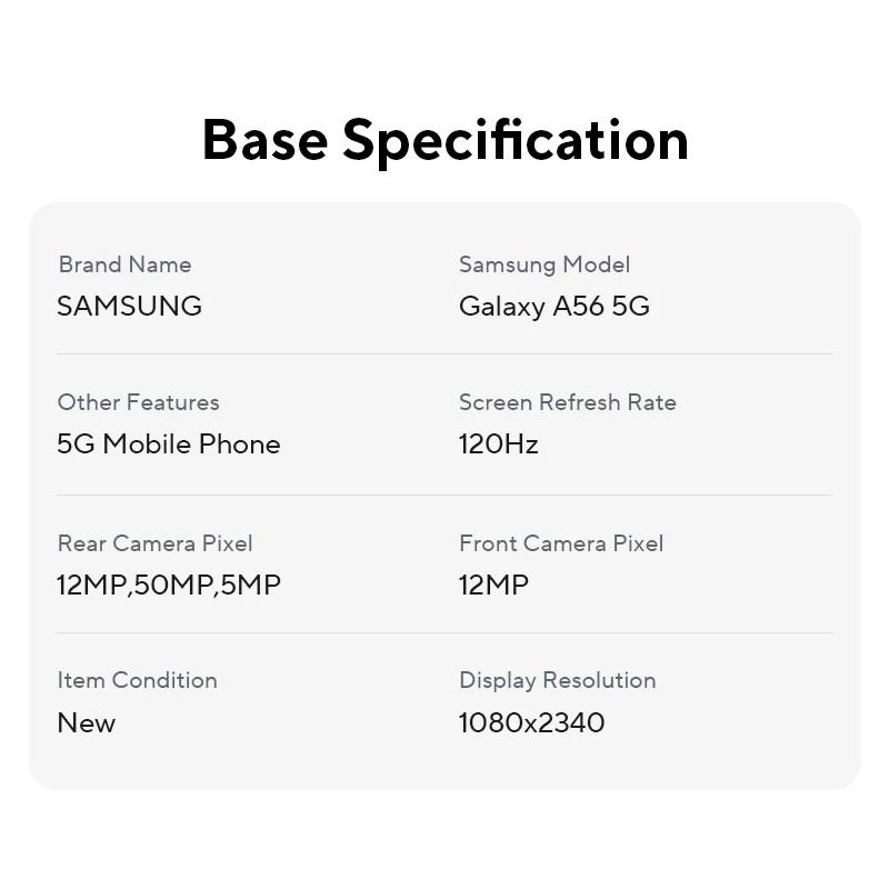 Telefoni Samsung Galaxy A56 5G, 6.7", 50MP, IP67