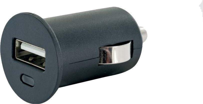 Adapter karikimi për veturë Schwaiger, 1x USB 2.4A, 12V, i zi