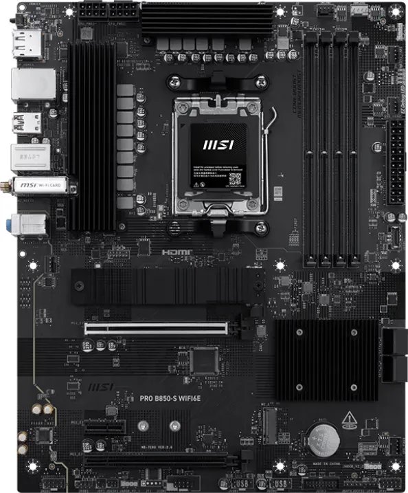 Motherboard MSI PRO B850 S WIFI6E, AM5, DDR5, ATX, i zi 2