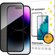Xham mbrojtës Wozinsky Privacy Glass për iPhone 16 Plus, xham i temperuar 9H, filtër anti spy