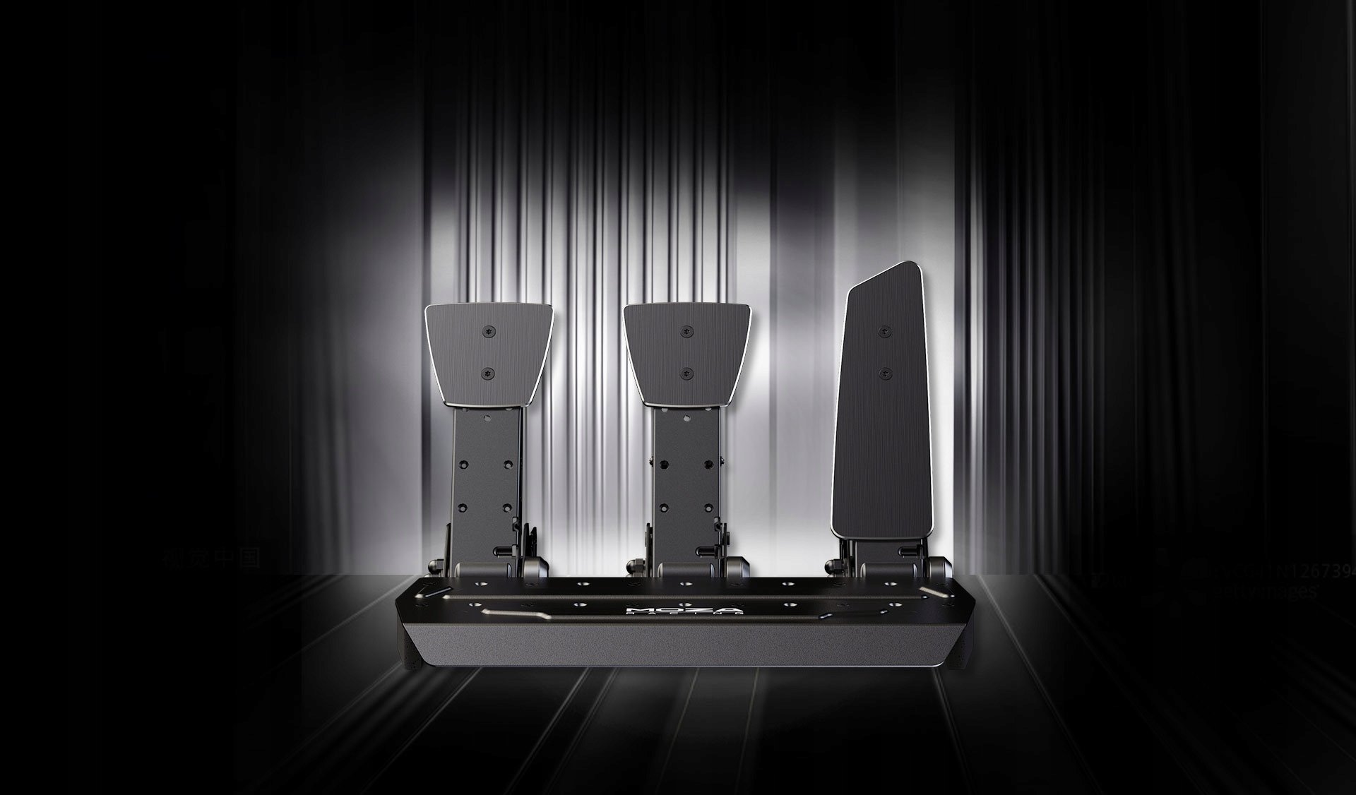 Pedale gaming MOZA Racing SR-P Load Cell, 2 pedale gaz dhe fren, të zeza