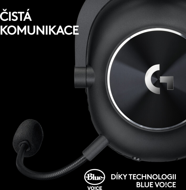 Kufje Logitech G Pro X Wireless 2, të zeza