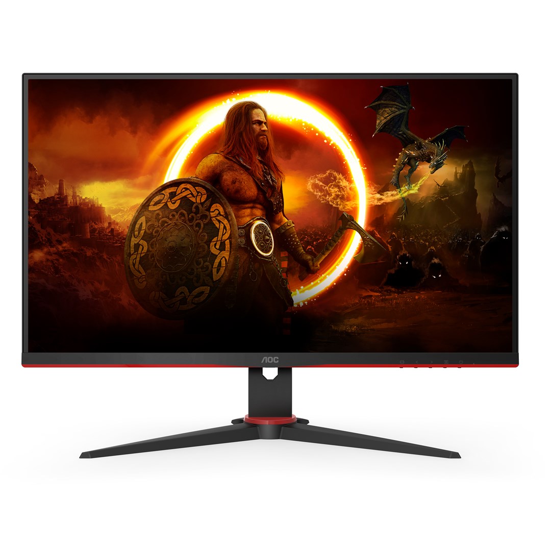 Monitor AOC 27G2SAE/BK, 27" FHD 165Hz, i zi/i kuq