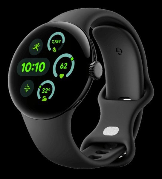 Orë inteligjente Google Pixel Watch 3, 45mm AMOLED, 4G Wi-Fi, e zezë