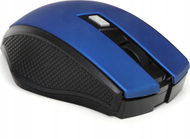 Mouse Omega 1200DPI, me kabllo USB, blu