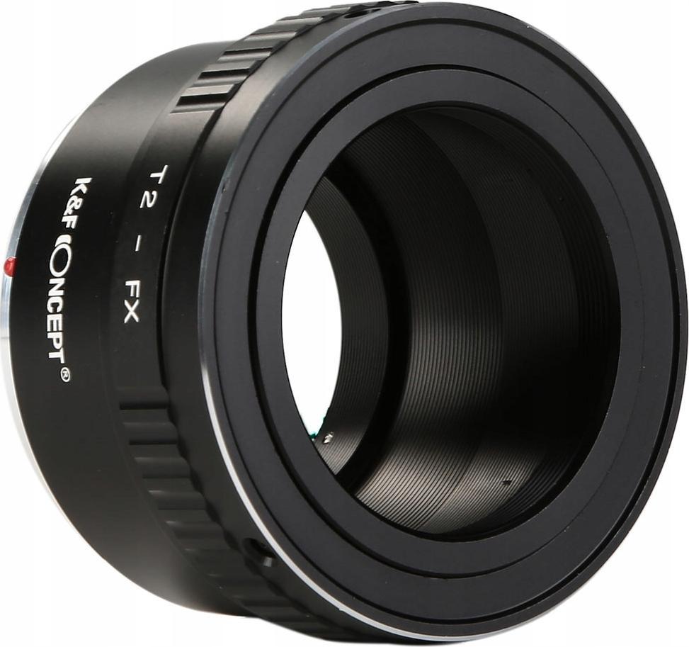 Adapter lente K&amp;F Concept KF06.107, T2 në Fujifilm X, bronz dhe alumin, i zi