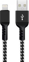 Kabllo Maclean USB A - Lightning MCE472, 1m, e zezë