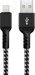 Kabllo Maclean USB A - Lightning MCE472, 1m, e zezë