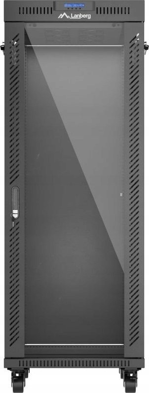 Kabinet rrjeti Lanberg FF01, 32U, 19", me derë xhami LCD, i zi