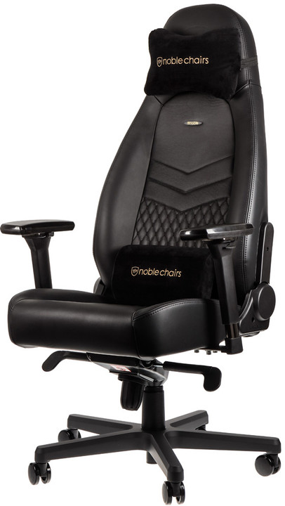 Karrige Noblechairs ICON Real Leather, e zezë