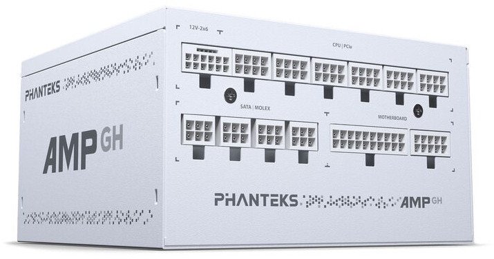 Напојување Phanteks AMP GH, 1200W, 80 PLUS Platinum, бело