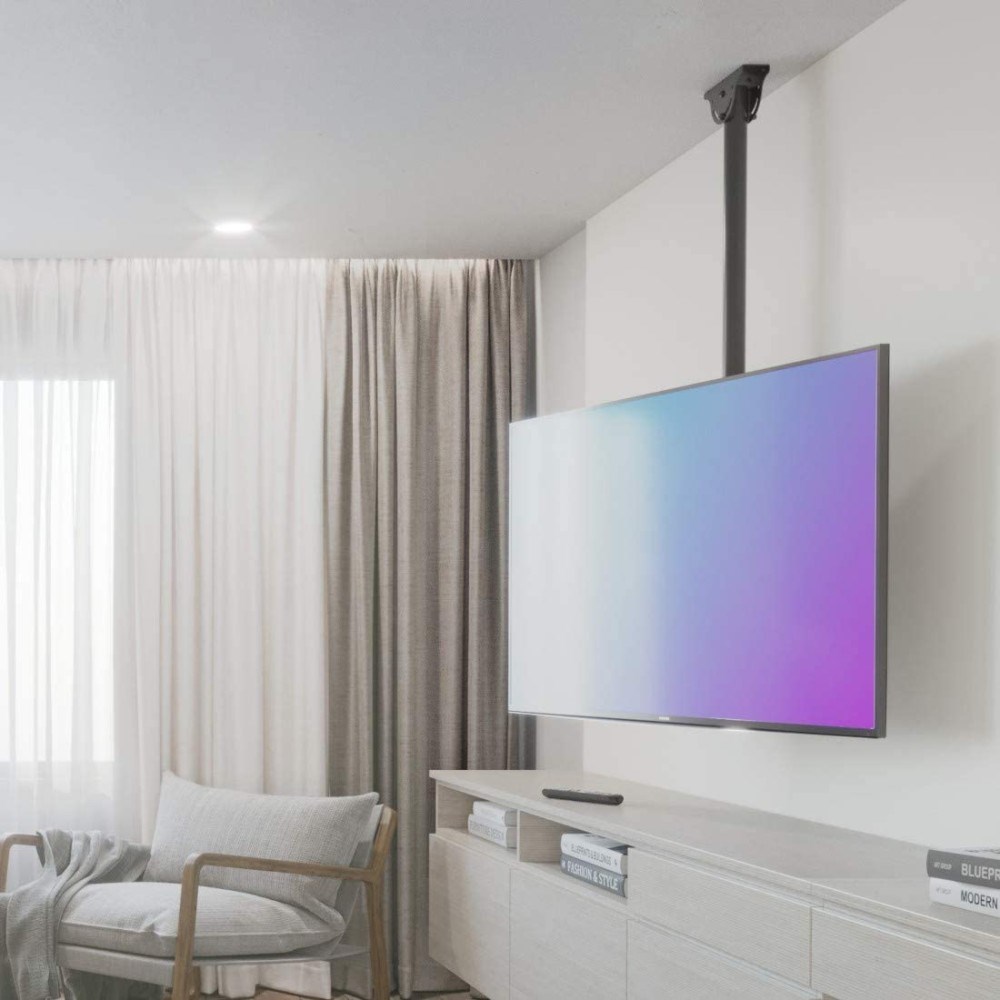 Таванска држачка за ТВ Techly LED LCD 32-55\", ICA CPLB-944S, 50 kg, црна