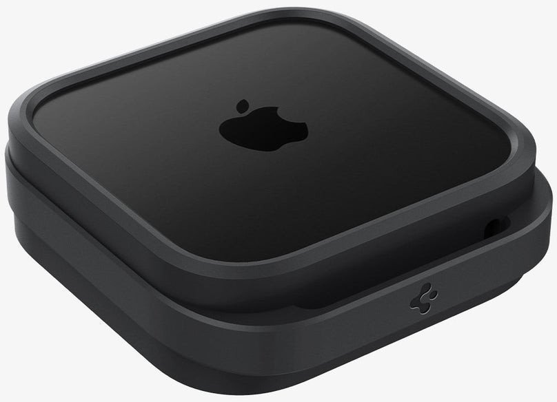 Mbajtëse silikoni Spigen Silicone Fit, për Apple TV 4K 3rd Gen 2022, e zezë
